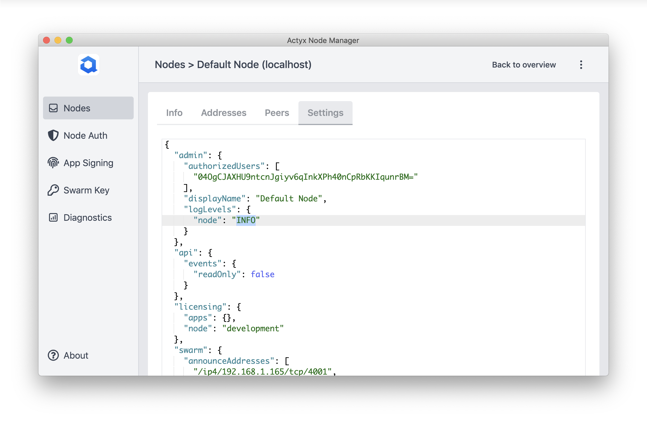 node-manager-logging-levels